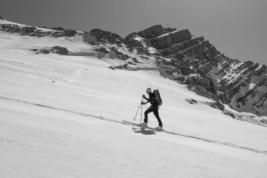 Kallbrunnalm in Weißbach mit Blick Richtung Birnhorn.